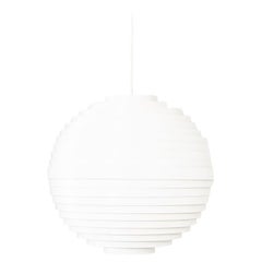 Lampe blanche Dynamic Ball Pendant des années 1960 Wilhelm Vest pour Vest Leuchten d'Autriche