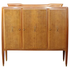 Paul Buffa. Mobile Bar from the 1950s Production La Permanente Cantù furniture