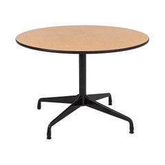2011 Herman Miller Eames Contract Tavolo da pranzo rotondo 42 pollici Faux Oak 3x Disponibile