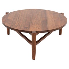 2017 De La Espada of Portugal 434 Luna Coffee Table in Danish Oiled Walnut 42in