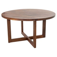 2008 Tyler Hays for BDDW Tobin Dining Table in Solid Black Walnut 54in Diameter