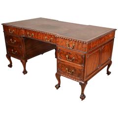 19th Century Mahogany Partners Desk by Gillows