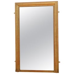 Antique Giltwood Wall Mirror H141cm