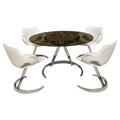 Boris TABACOFF - Ensemble de table et 4 chaises