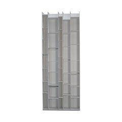 MDF Italia Random Bookshelf in White Matt Lacquer Wood