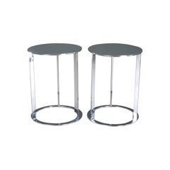 B&B Italia Chrome Side Table