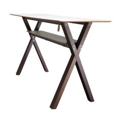 Koleksiyon S1 PBM 200 Partita Bar Table with White Laminate Top by Faruk Malhan