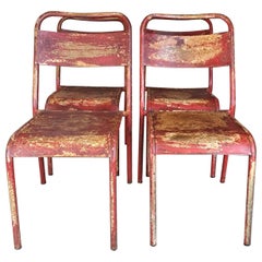Set of Four Metal Garden Chairs