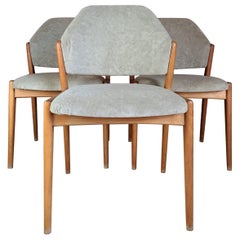 Set of Three Chairs in Teak Wood, Denmark, 1960