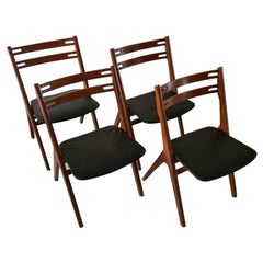 Set of Four Model 10 Edmund Jørgensen Chairs, 1960