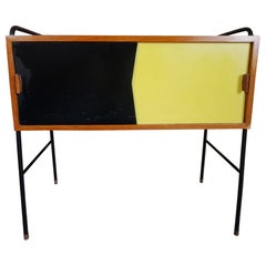 Small Sideboard in Wood and Metal, Denmark, 1960