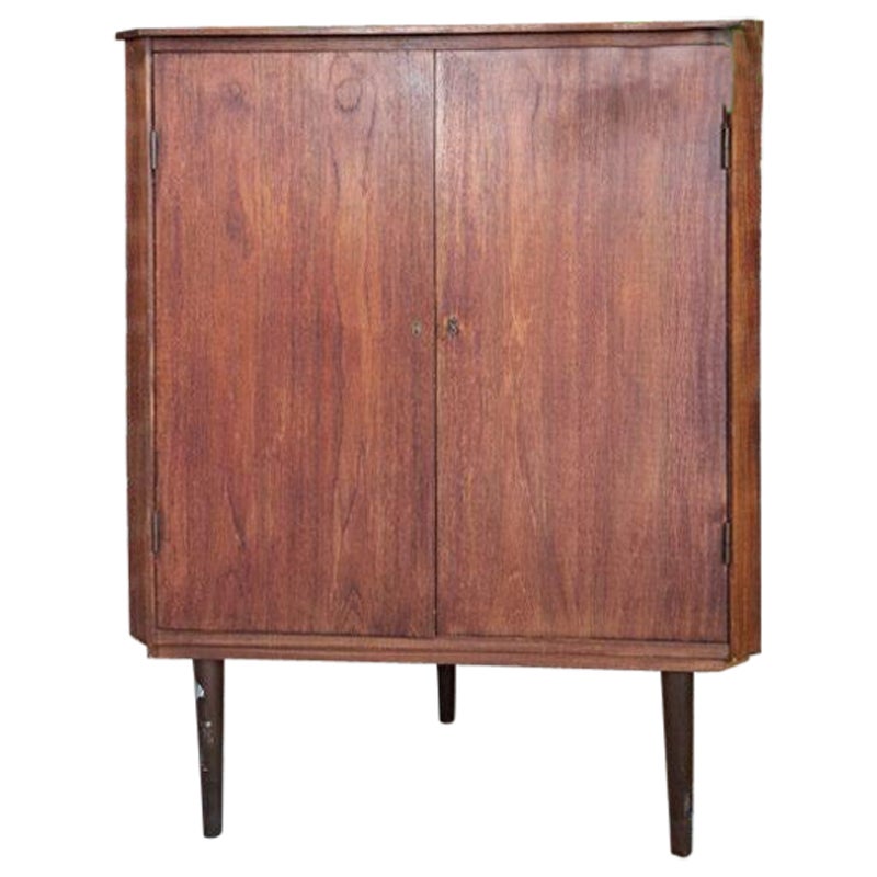 Midcentury Teak Wood Dark Brown Sideboard, Denmark, 1960