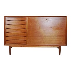 Meuble bar en teck d'Arne Vodder, Danemark, 1960