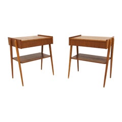 Pair of Night Stands by Ab Carlström & Co Möbelfabrik, Sweden, 1960