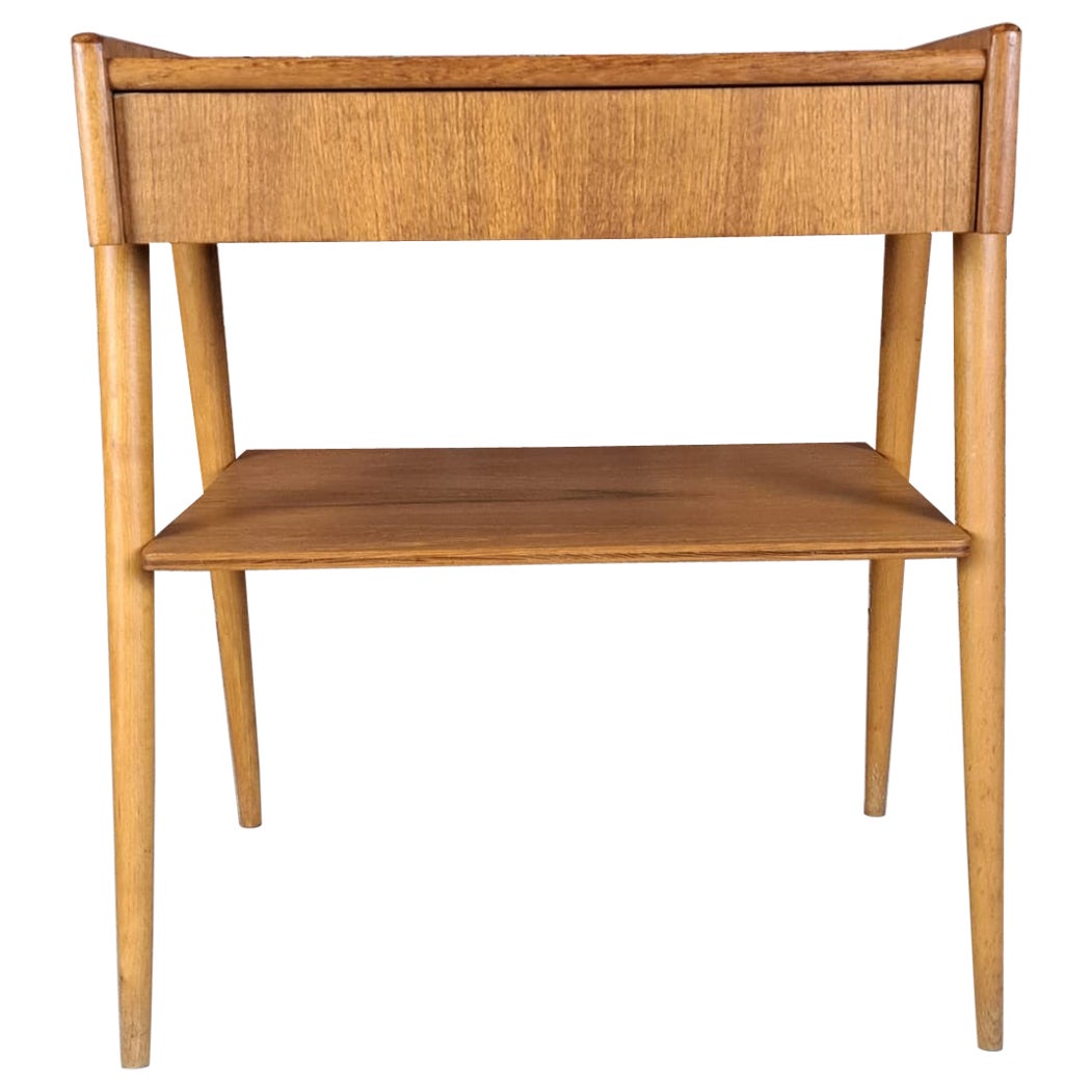 Nightstand with Drawer, Denmark, 1960