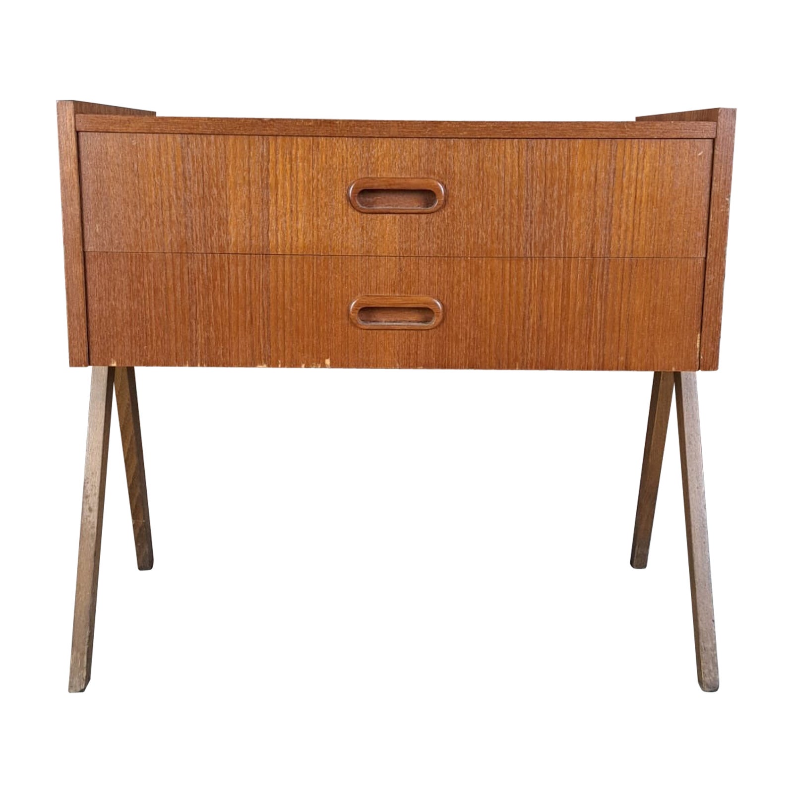 Nachttisch mit Schublade aus Teakholz, Dänemark, 1960