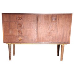 Buffet du milieu du siècle en teck Wood Brown, Danemark, 1960