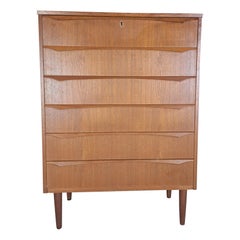 Cassettiera in teak, Danimarca, 1960