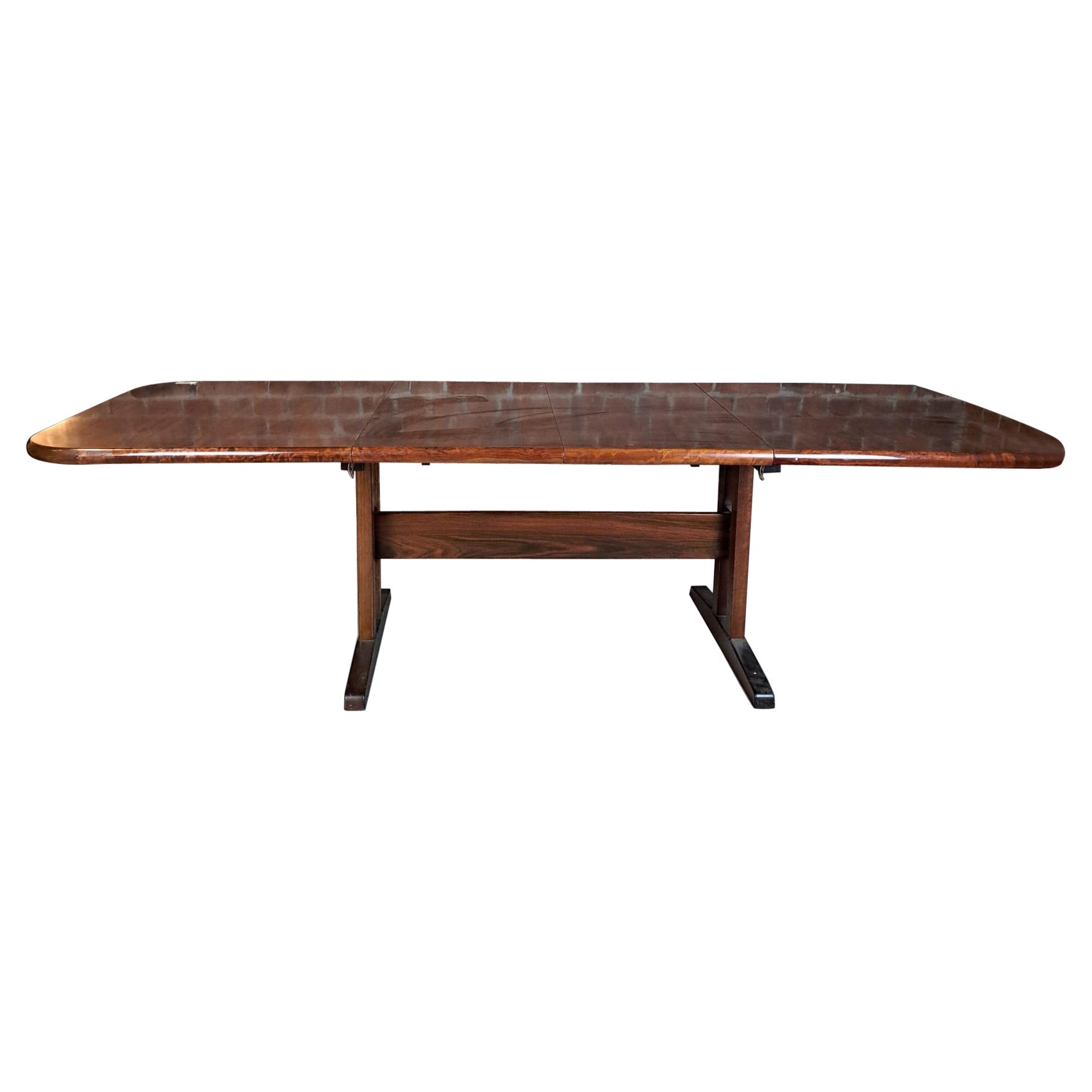 Table de salle à manger en bois de rose, Danemark, 1960 en vente