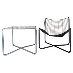 An Ikea “Jarpen” Armchair & Table by Niels Gammelgaard, Sweden, 1960