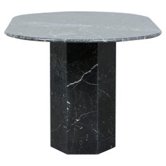 Tavolo in marmo Nero Marquina, Italia, 1970