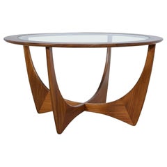 Coffee Table in Teak Wood and Glass, UK, 1960