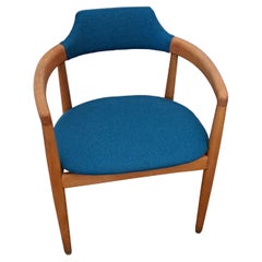Poltrona in tessuto di lana, Danimarca, 1960