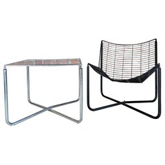 Niels Gammelgaard, ein Ikea Jarpen-Sessel und Tisch, Schweden, 1960