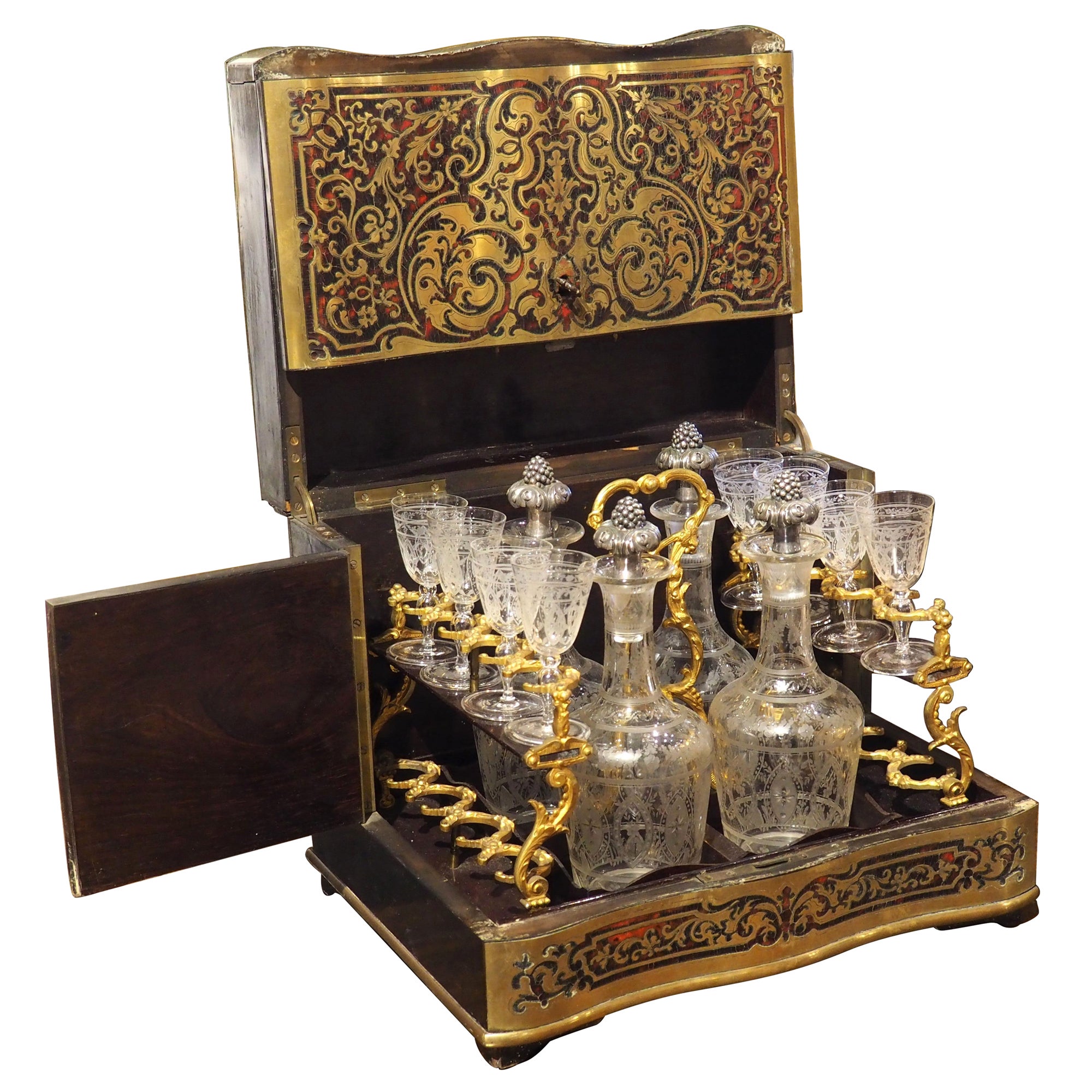 Cave à Liqueur francese del XIX secolo di André-Charles Boulle