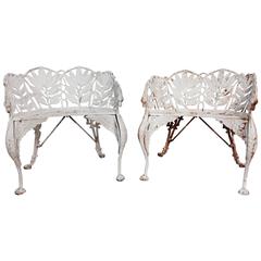 Pair of Lily & Griffin Iron Chairs by Hart
