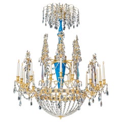 Un lustre russe très important attribué à Johann Zekh