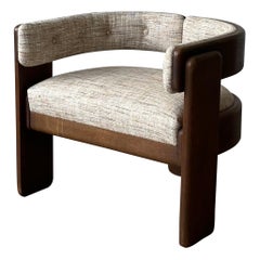 Butaca Chunky Oak de Jens Risom para Marble Furniture