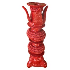 Bougeoir rouge par Objekti