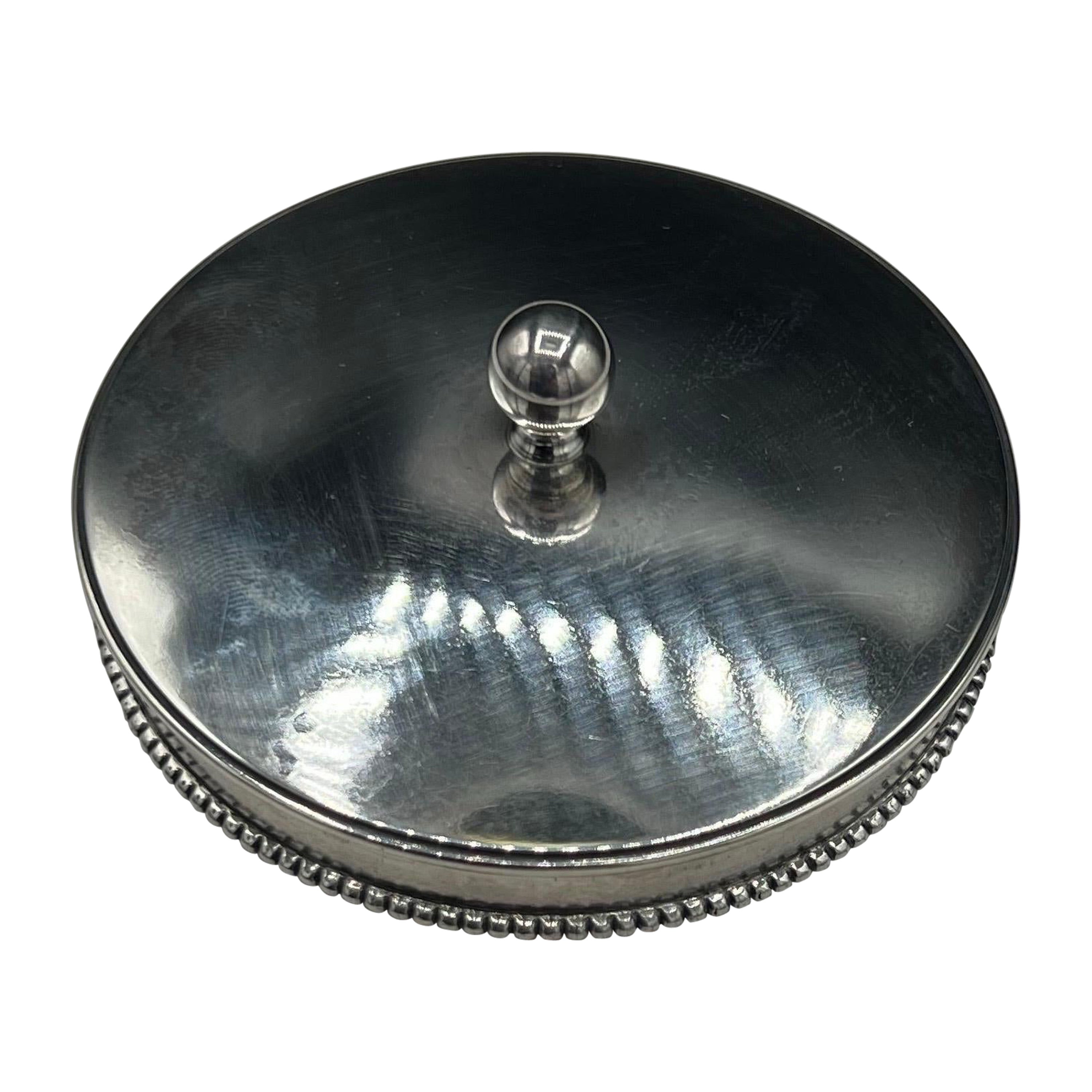 Tiffany & Co. Sterling Silver Lidded Coaster