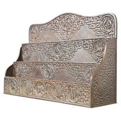 Tiffany Studios New York Zodiac Pattern Bronze Letter Rack
