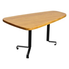 Free form table by Charlotte Perriand, Les Arcs circa 1986