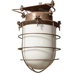 Vintage Explosion Proof Light Fixture