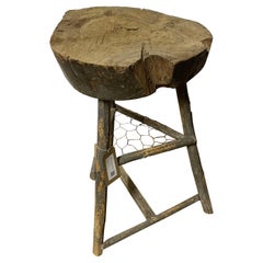 Tajadera de roble del siglo XIX