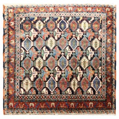 Antique Qashqai bag/ Rug, Unusual