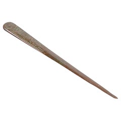 Tiffany Studios New York Zodiac Pattern Bronze Letter Opener