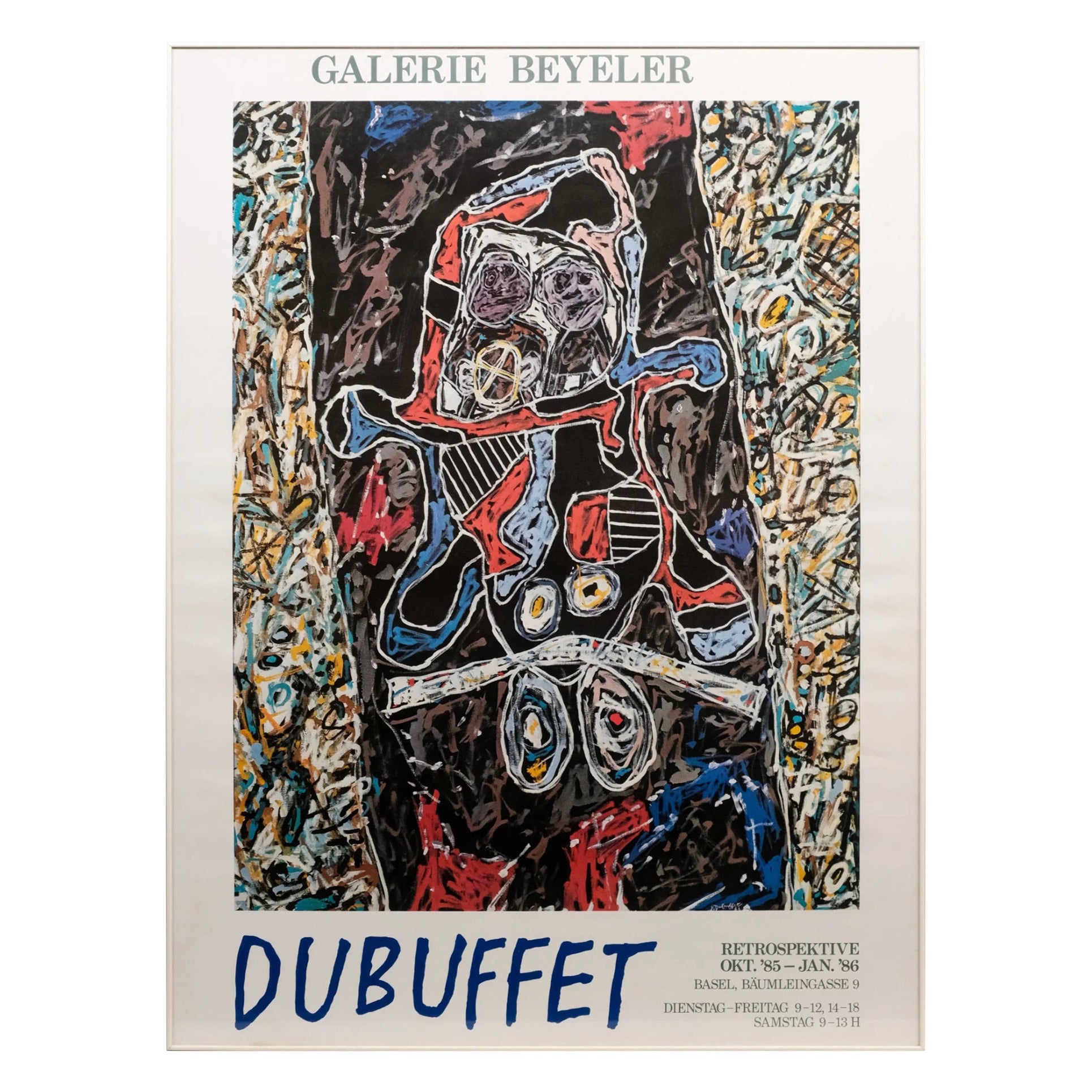 Jean Dubuffet, Galerie Beyeler Poster