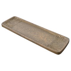 Tiffany Studios New York Zodiac Pattern Bronze Stift Tablett