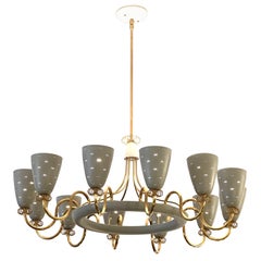 Large "Ballerina" Chandelier by Paavo Tynell for Lightolier