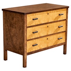 Schwedischer Designer, Kommode, Birke, Schweden, 1930er Jahre