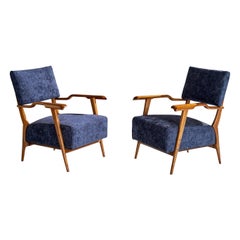 Sedie da salotto di design italiano, Beeche, Fabrice, Italia, anni '50