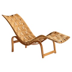 Bruno Mathsson, Chaise Longue, Birch, Jute, Sweden, 1936