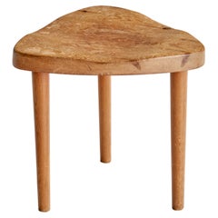 Swedish Designer, Stool, Pine, Sweden, 1960s