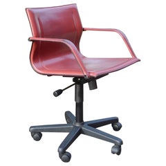 Matteo Grassi MG15 Office Swivel Saddle Leather Chair Armchair 1/2