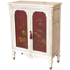  Two-Door French Cupboard with Brass Feet