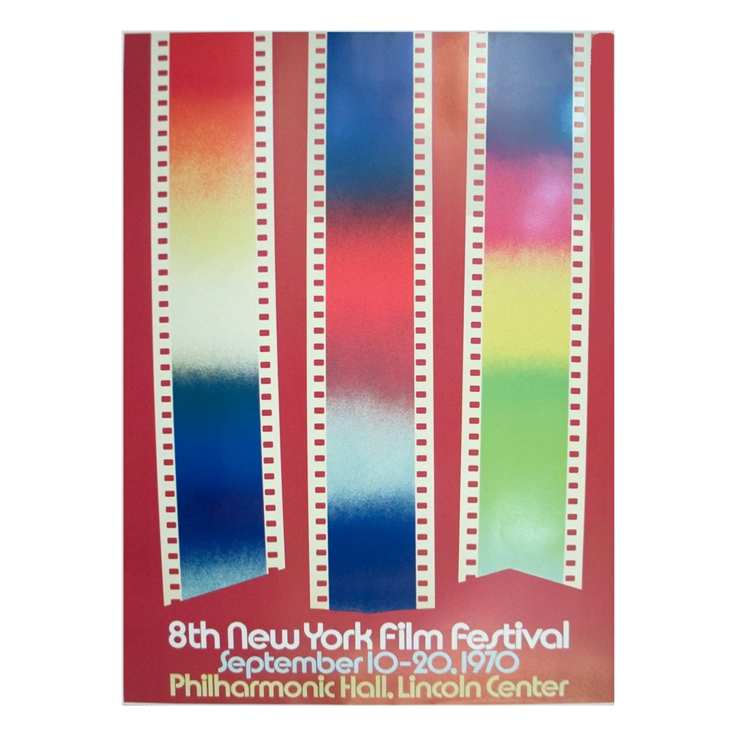 Original Vintage-Poster, New Yorker Filmfestival, Rosenquist, 1970